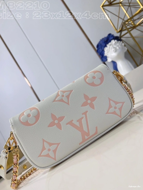VUITTON Wallet Ivy-23.5*12*4.3cm on Chain LOUIS 0701